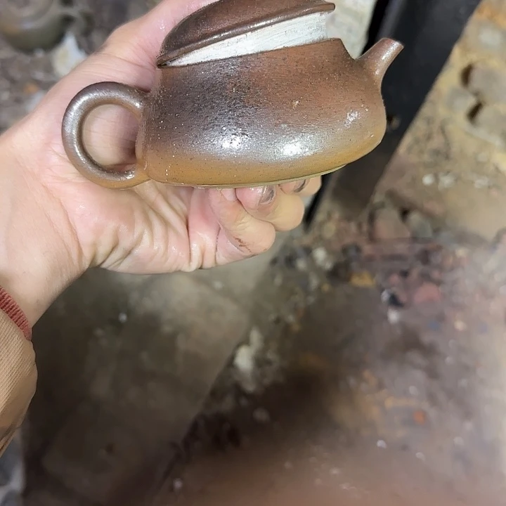 茶壶紫砂坭兴陶柴烧