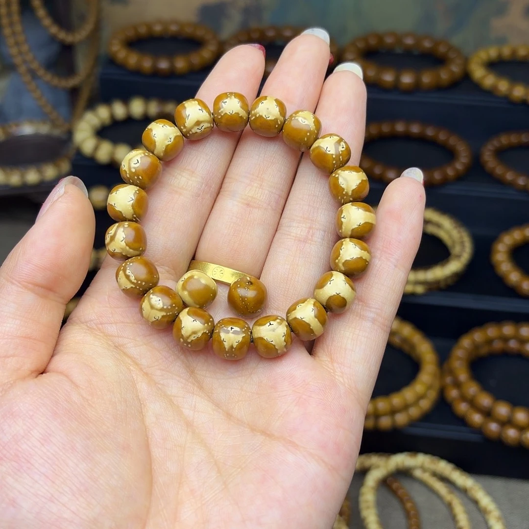 紫金鼠手串10尺寸实心鬼脸17手围