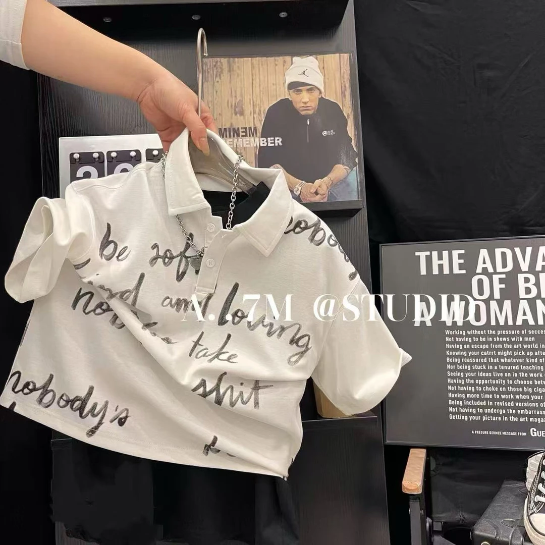 男童夏季翻领polo衫短袖儿童韩版新款T恤2025年中大童装洋气半袖