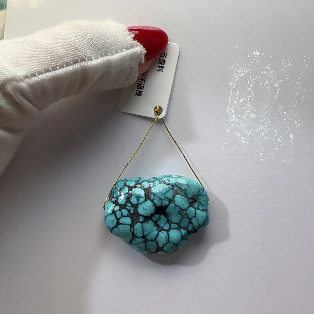 绿松石未镶嵌挂件