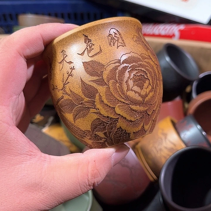 茶杯紫砂全手工紫砂主人杯