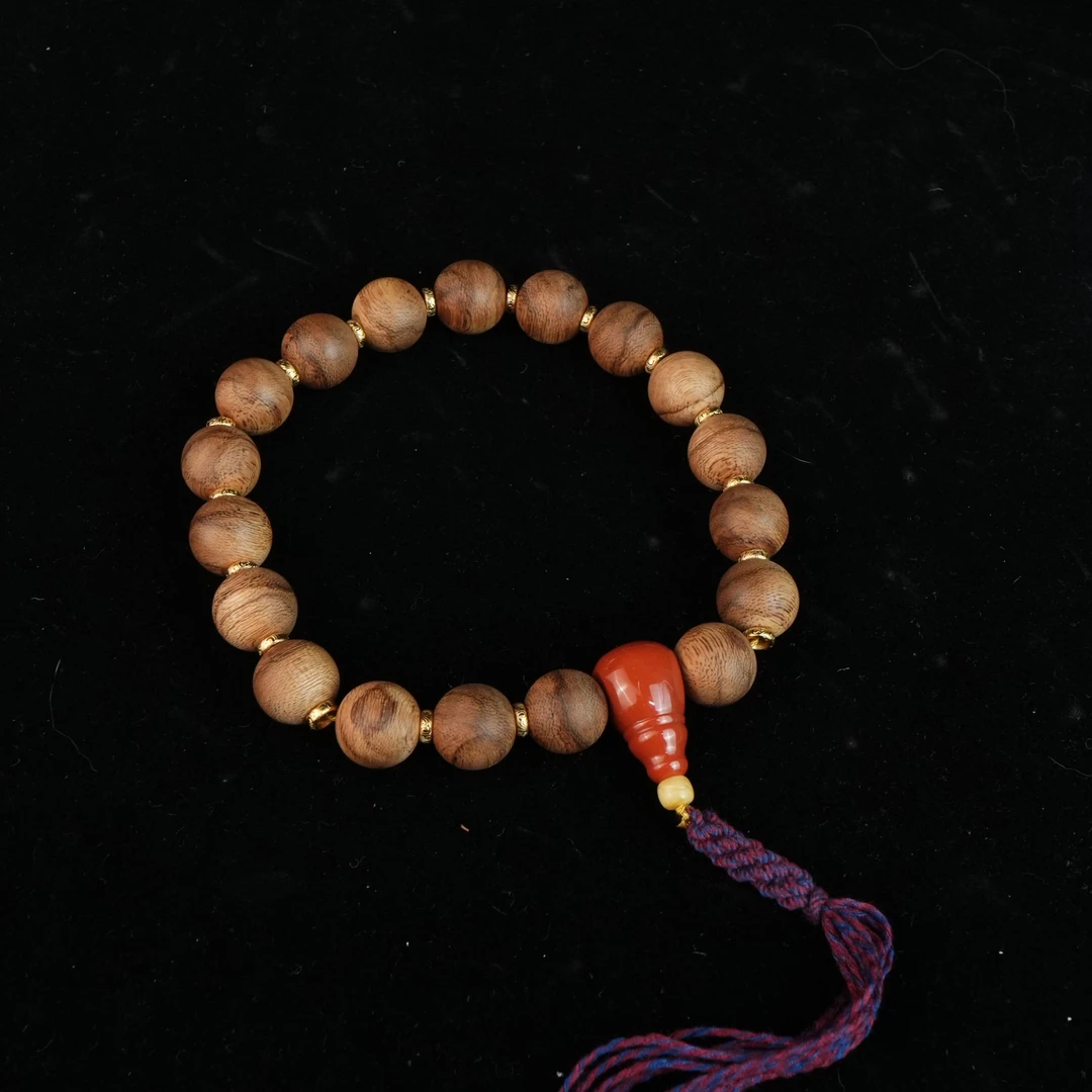 A4761 达拉干沉香虎斑纹85分沉大手持 1.5cm  36.46g