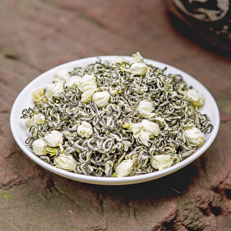 全福飘雪茉莉花茶绿茶手工头采嫩芽四川茶叶新茶特级绿茶浓香特级