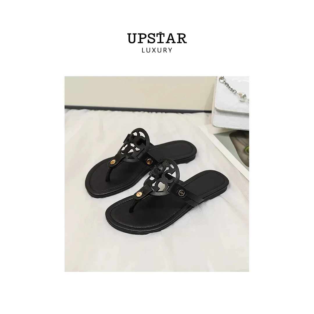 【Linda姐高端定制】时尚慵懒复古平底凉鞋拖鞋人字拖AA5XLX0001