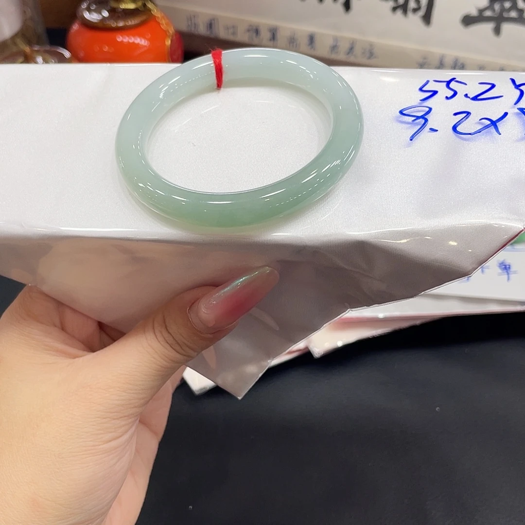翡翠未镶嵌手镯天然缅甸A货翡翠手镯22