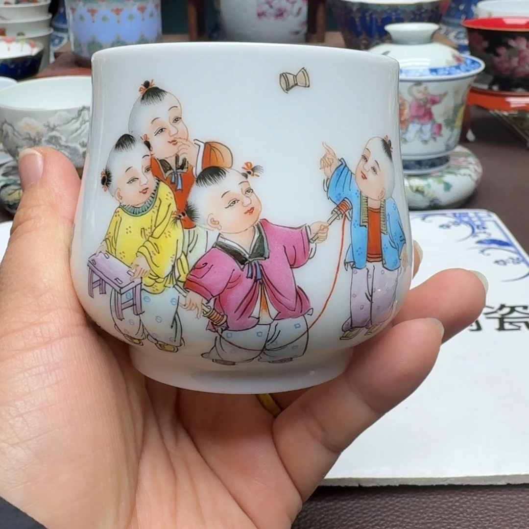 景德镇手工手绘展示