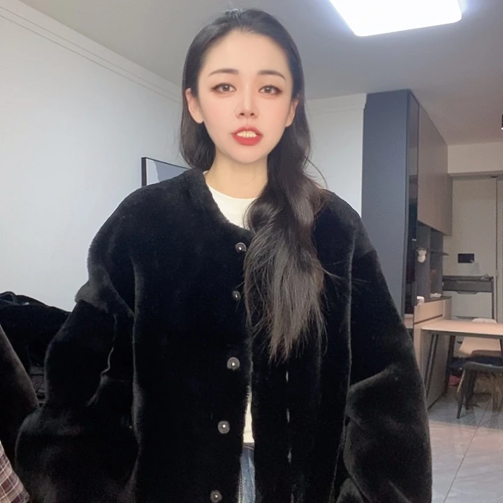 绵羊皮美丽奴皮毛一体M125斤左右
