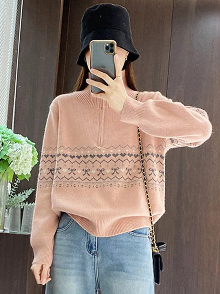 酷芭芭～孤品以编码方式为准春季拉链针织毛衣（701-750)