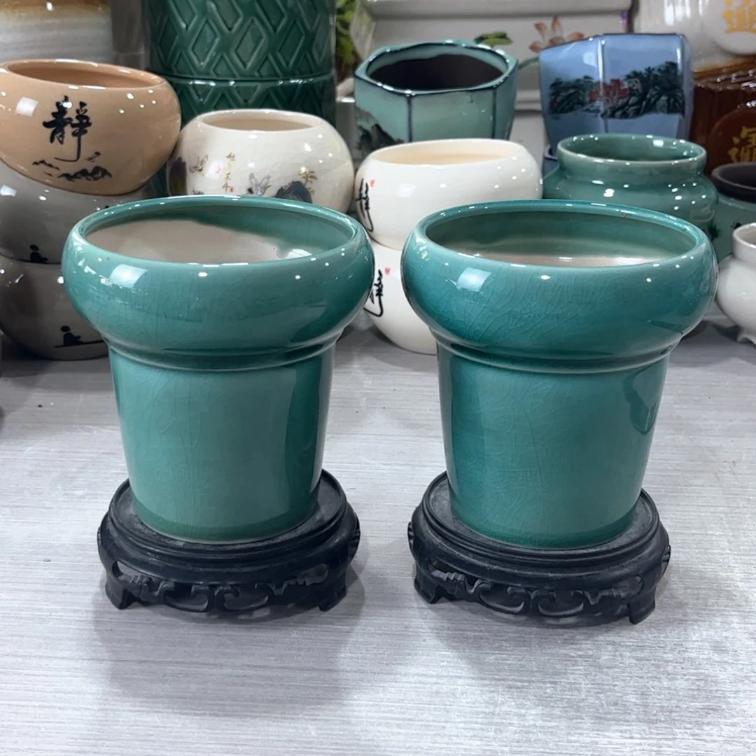 口   10*11陶瓷绿植多肉微瑕花盆
