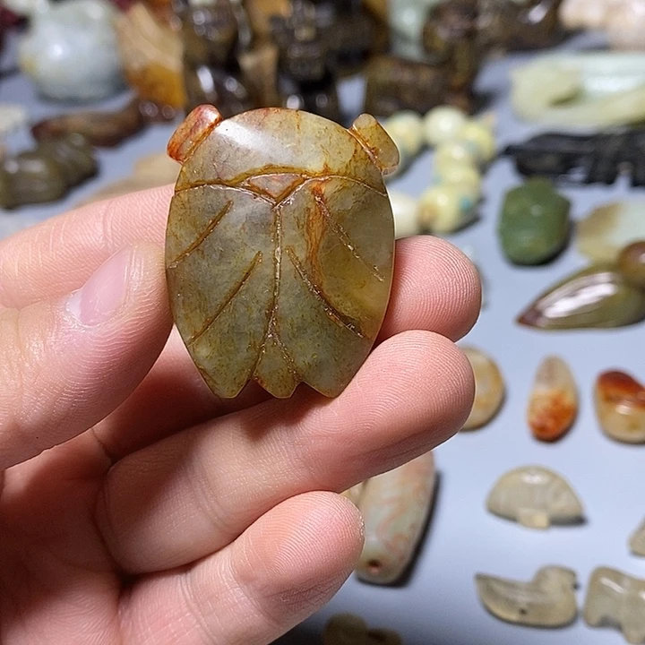 和田玉未镶嵌颈饰28