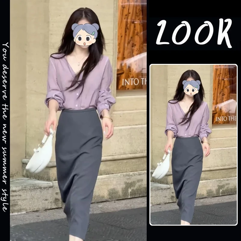 INS风法式2025早秋时尚时尚套装网红炸街高腰夏季休闲风两件套女