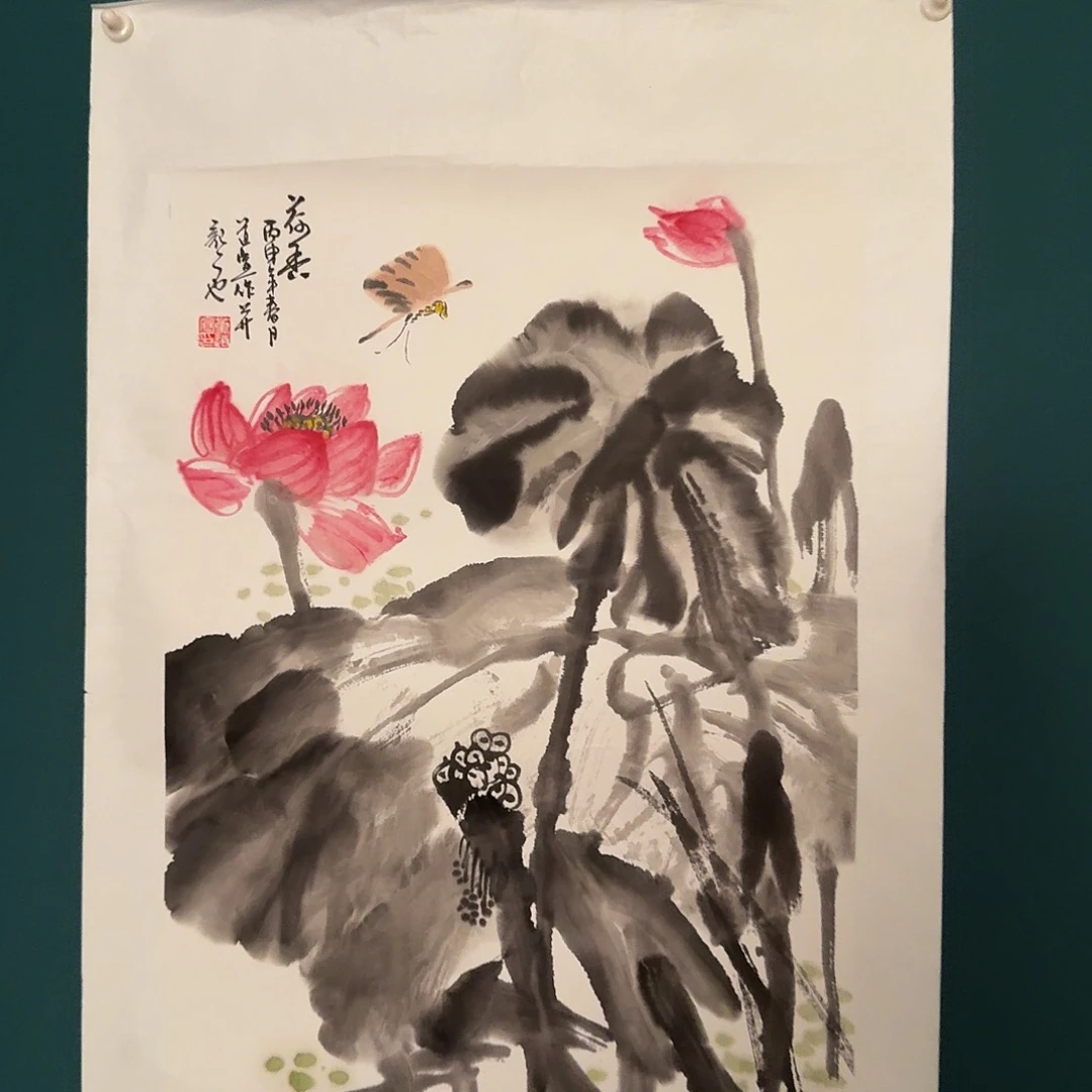 国画董老师画作画作