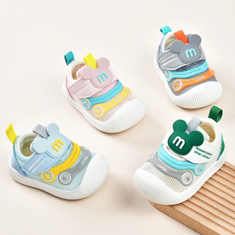 宝宝凉鞋男夏季学步鞋0一1-2岁婴儿防滑软底婴幼儿网鞋女宝宝鞋子