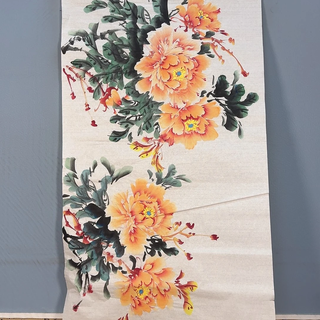 国画1028 牡丹一如你初来