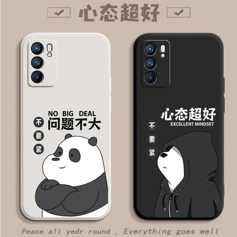 适用oppoReno6手机壳PEQM00创意保护套硅胶软潮牌新款防摔潮男女