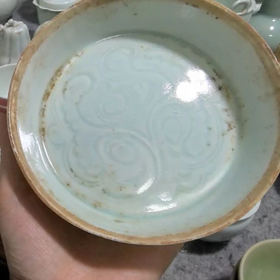 痞***勇瓷片湖田窑洗一个全品