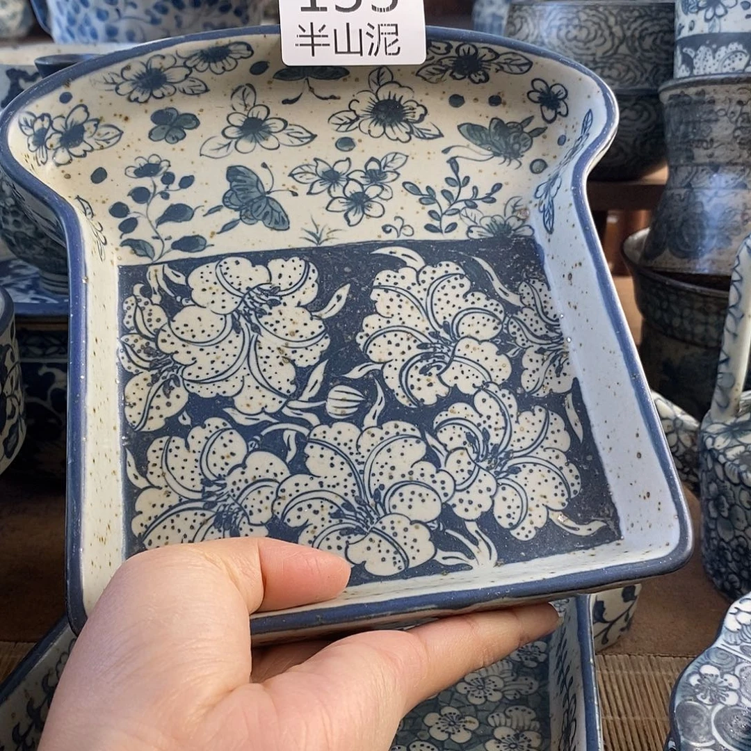 陶手工手绘青花高温陶瓷