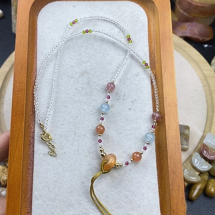 硅化玉未镶嵌颈饰25