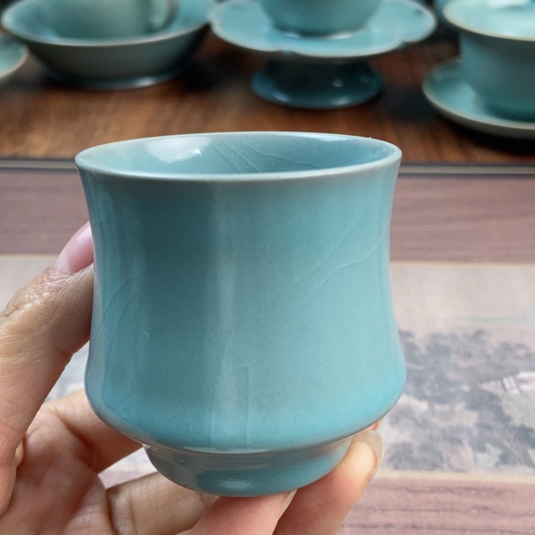 摆件原产地原矿汝瓷～茶器