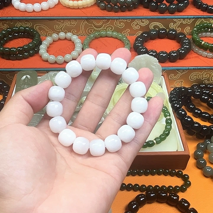 未镶嵌手串和田玉（白玉）