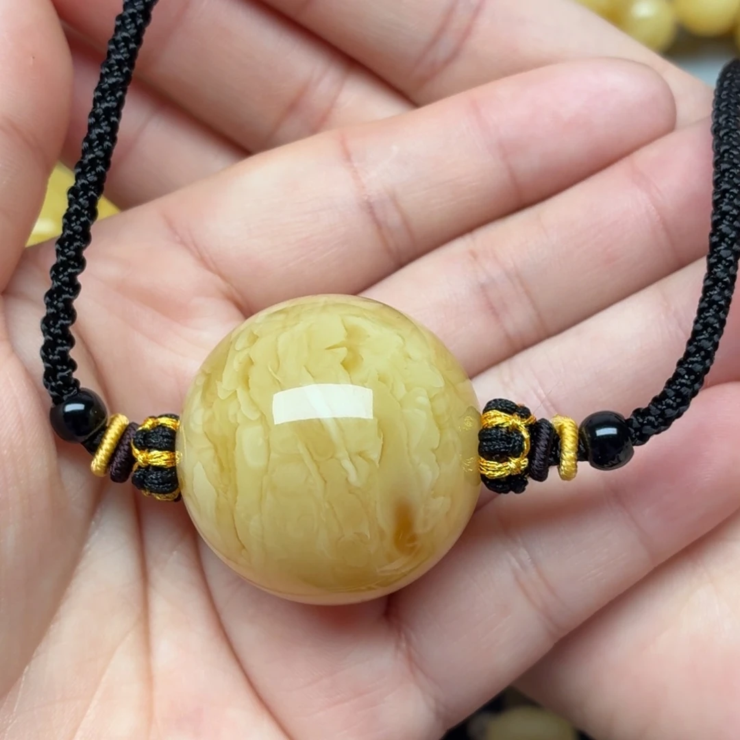 蜜蜡未镶嵌裸石蜜蜡31.3锁骨