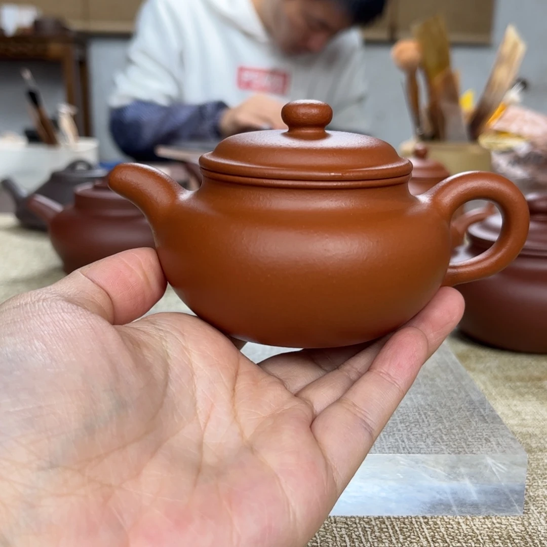 H***S紫砂茶壶朱泥紫砂壶半手工