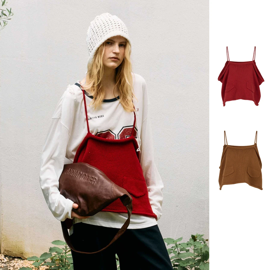 ANNAMOOER设计师品牌 针织吊带气质时尚女 DSC买手店 AY6A38045