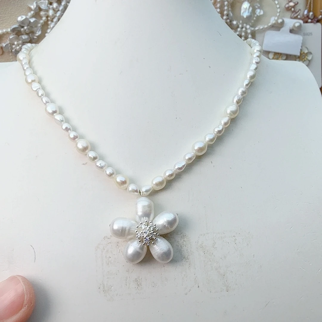 淡水珍珠颈饰未镶嵌