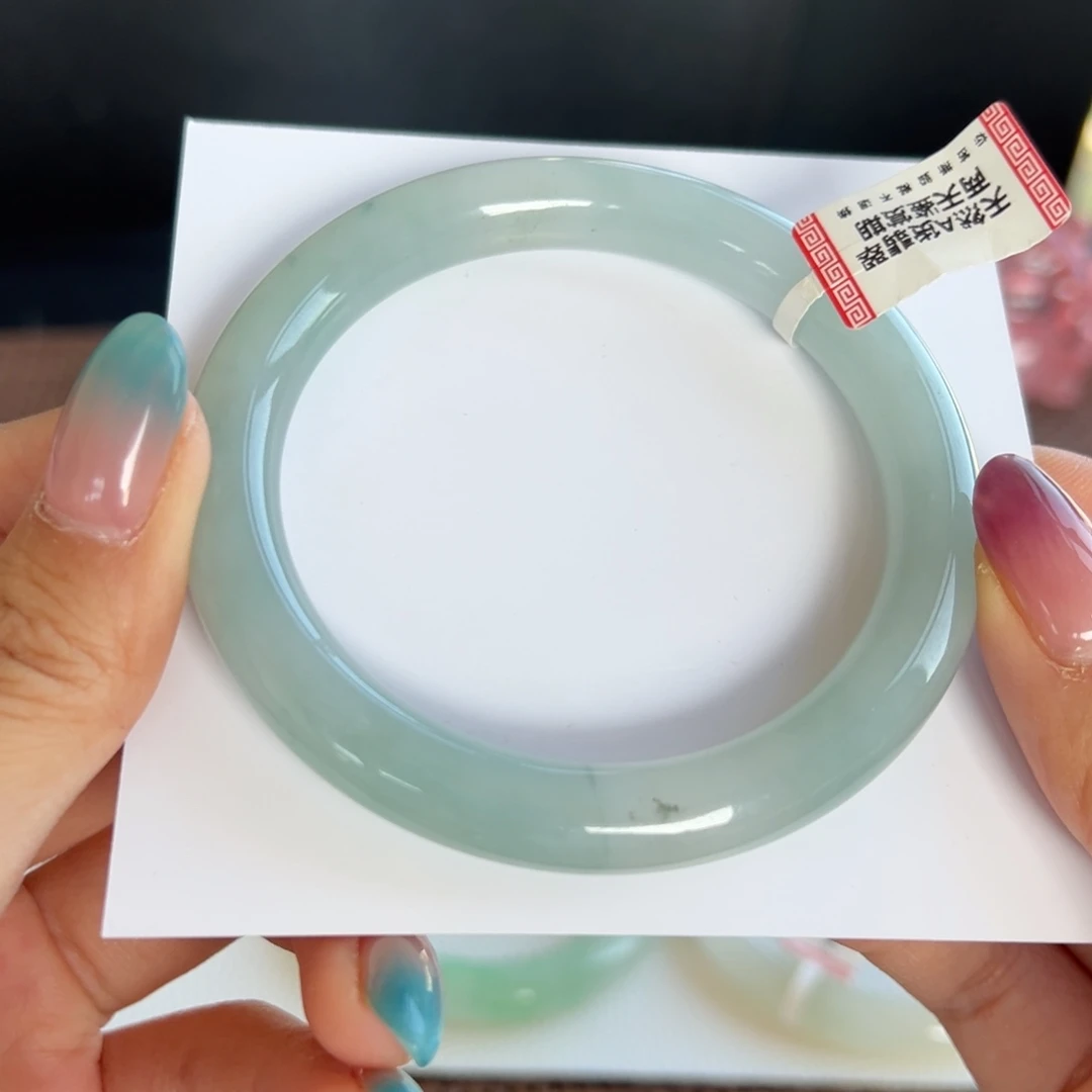 翡翠未镶嵌手镯16号 59