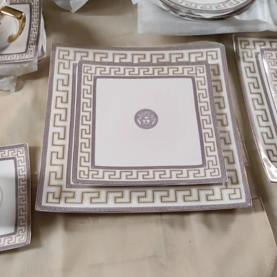 陶瓷牛排盘套组微瑕特价出不退换