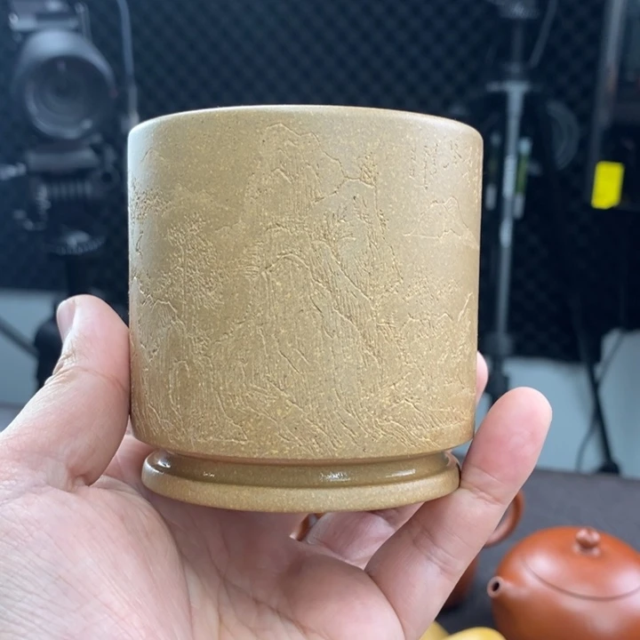 紫砂茶杯宜兴紫砂主人杯