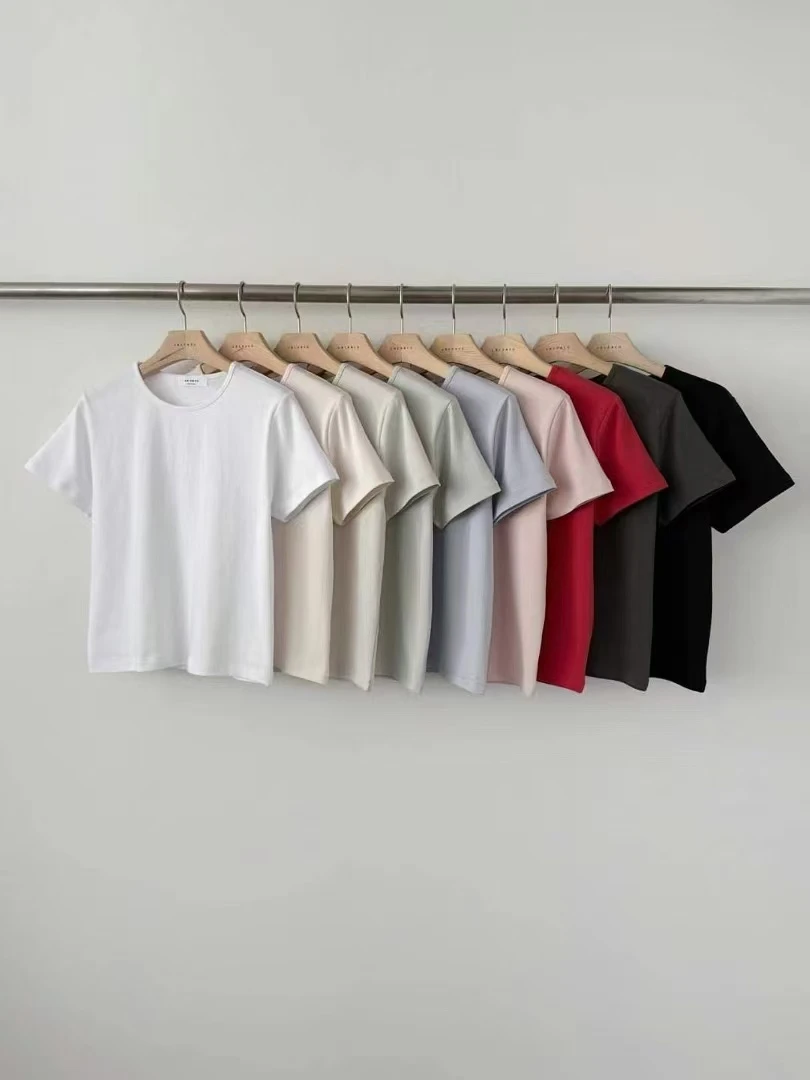 东大门正品-AB纯色圆领短袖 (no退no换)颜色直播间为准