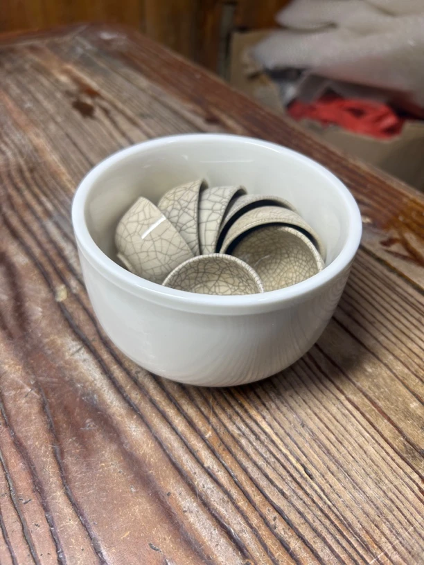 茶疯堂，清野茶洗原白陶瓷茶杯洗茶渣缸禅艺茶道功夫茶具零配件