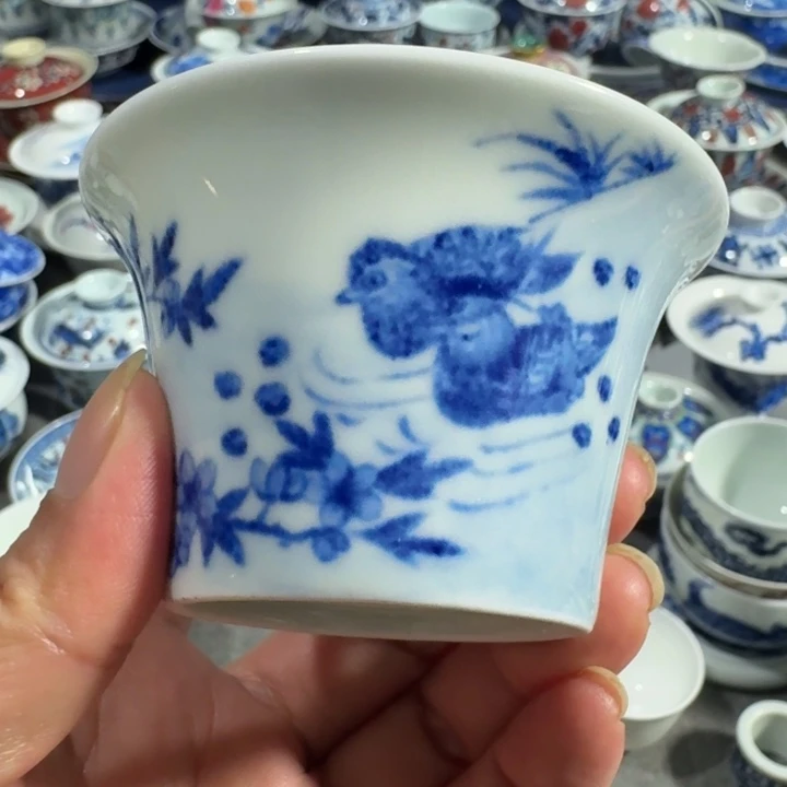 景德镇手工手绘杯