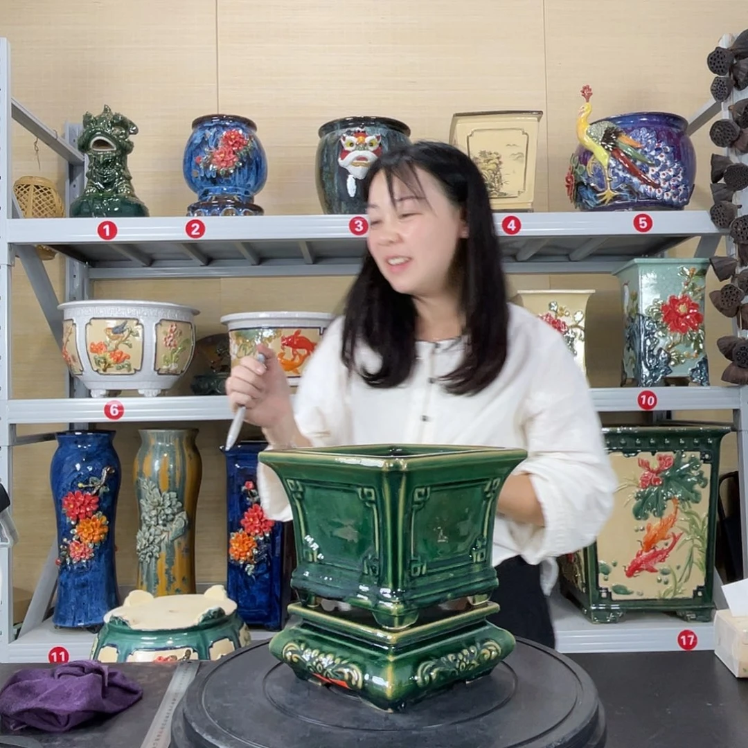 小***儿微瑕正宗岭南石湾湾盆