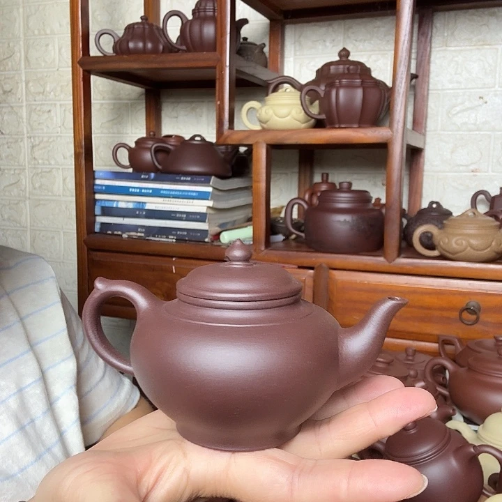 茶壶紫砂笑樱200cc半手工