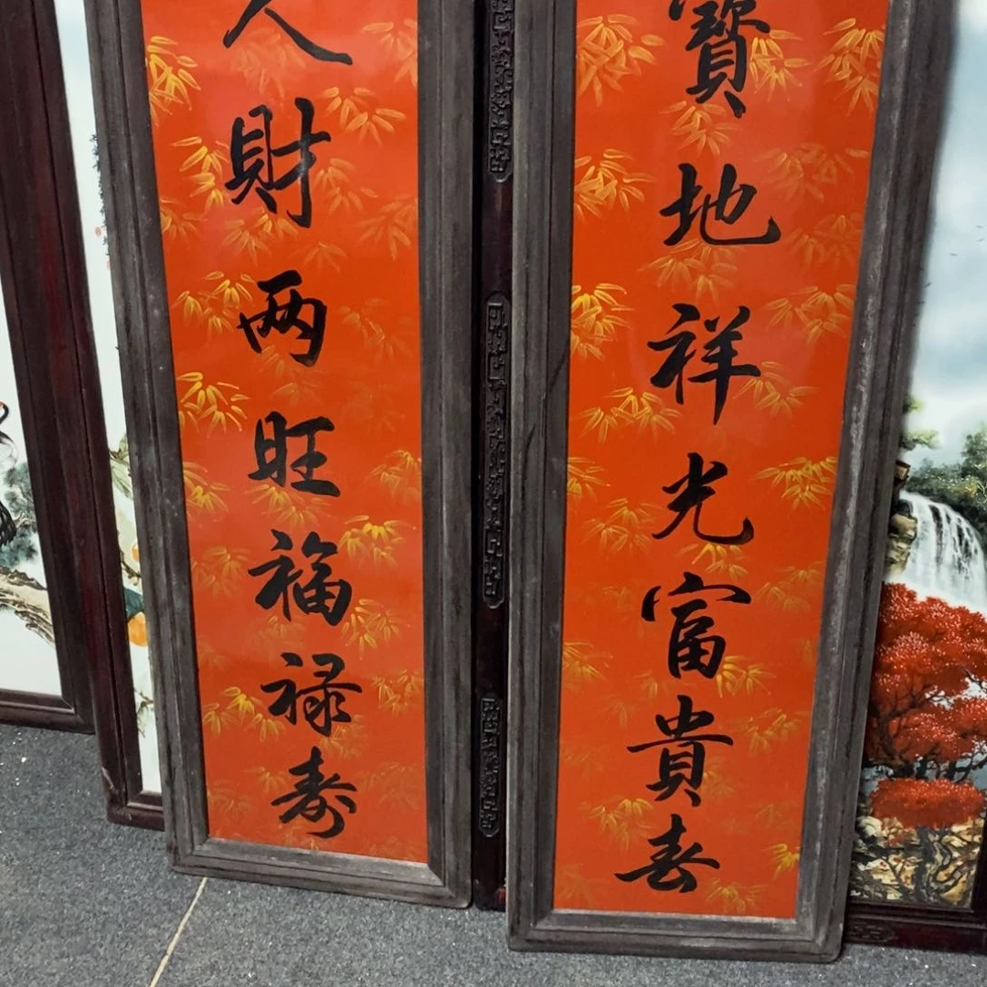 瓷片幸*哥1.2*40*2景德镇瓷板画柴窑烧制