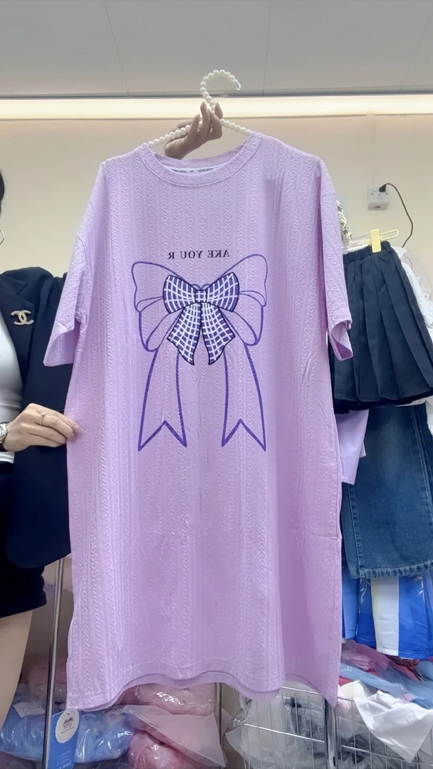 689哈哈家夏季短袖女高品质家居服睡裙