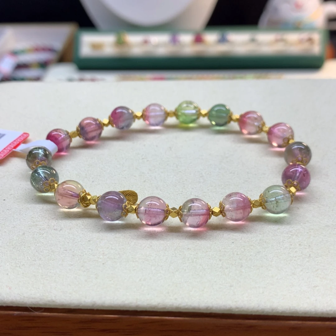 【闪购商品】碧玺手链未镶嵌碧玺西瓜