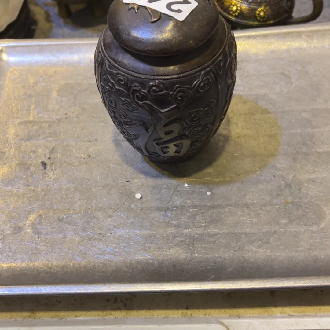 黄铜摆件，文房摆件