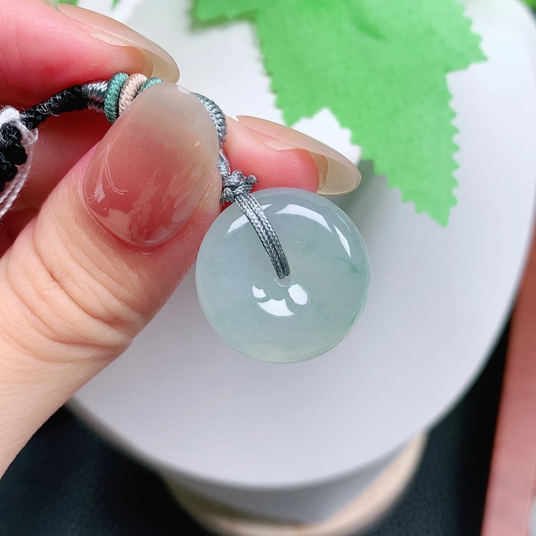 霞***姐翡翠未镶嵌颈饰平安20-6