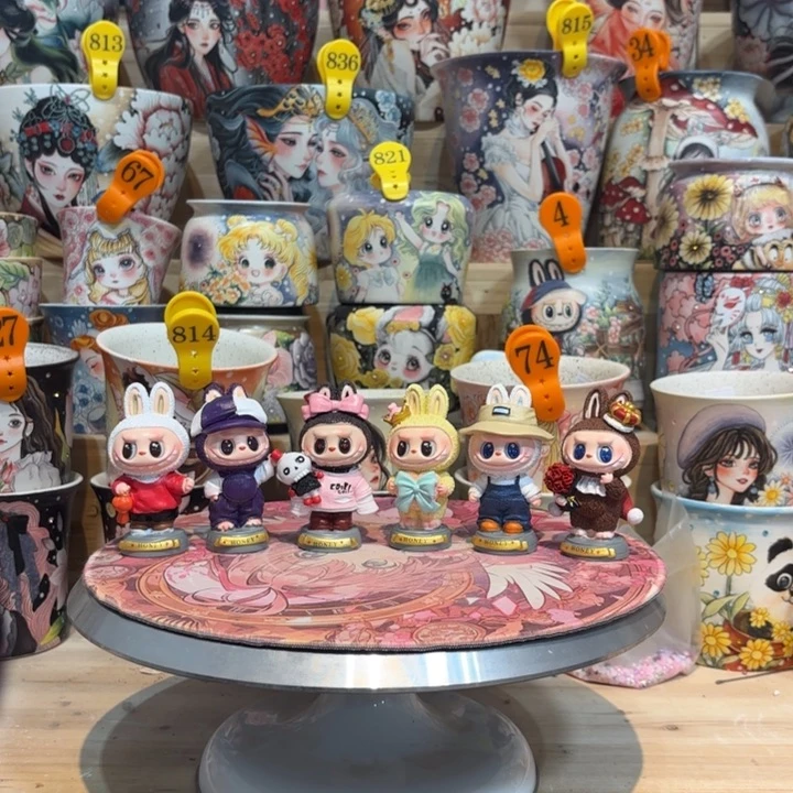 景德镇手绘花盆陶瓷