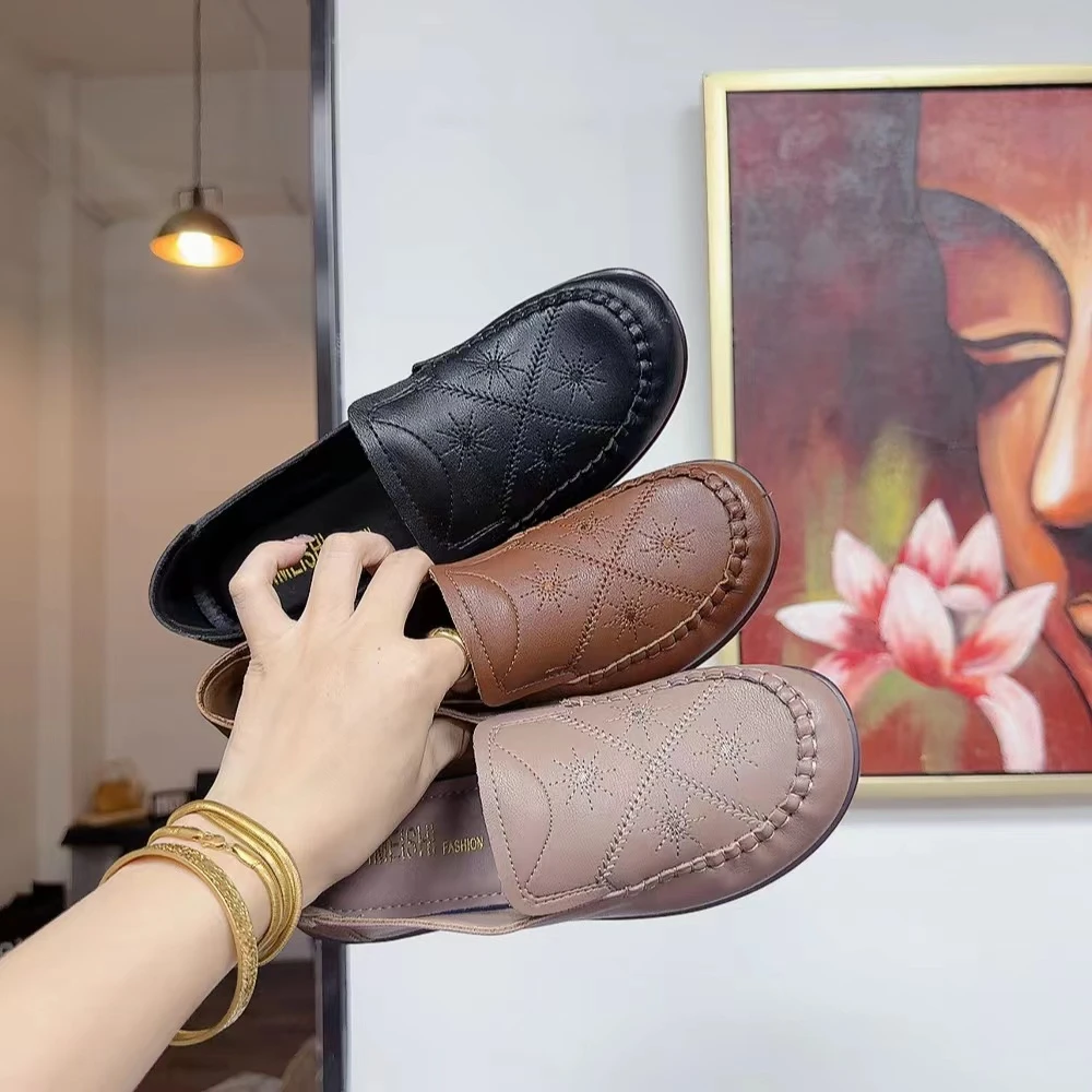 3320舒适百搭软底豆豆鞋仓