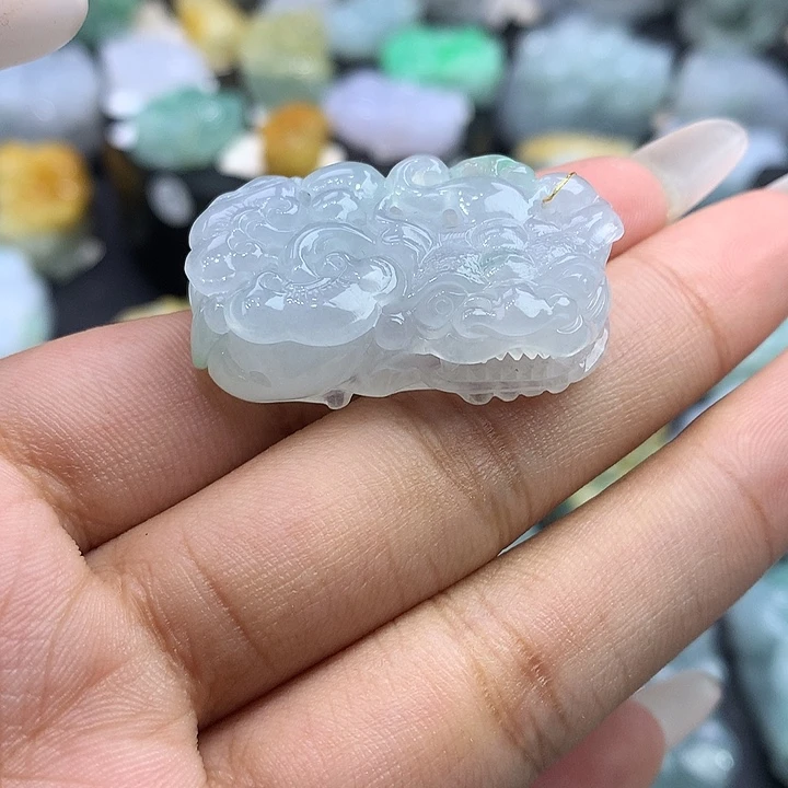 翡翠未镶嵌颈饰天然缅甸翡翠