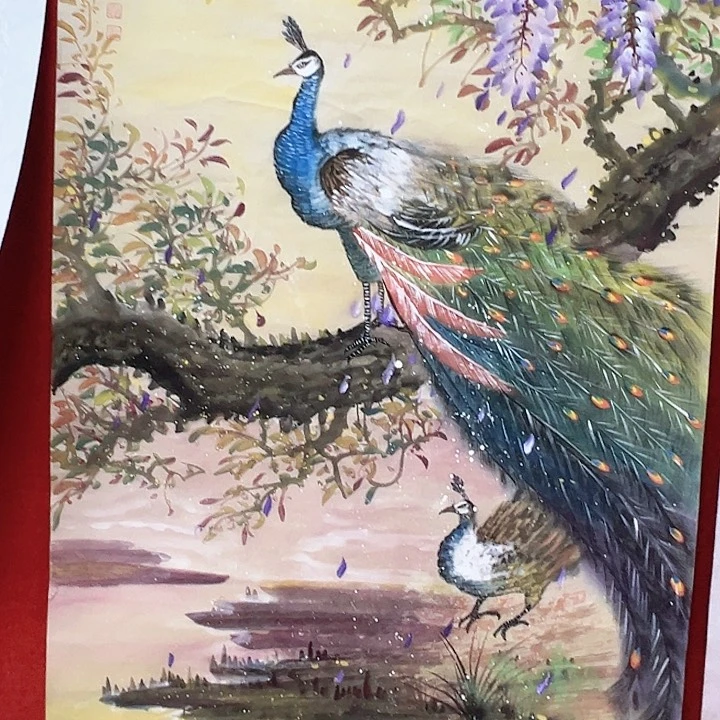 国画新年愿望希望大家身体健康平安