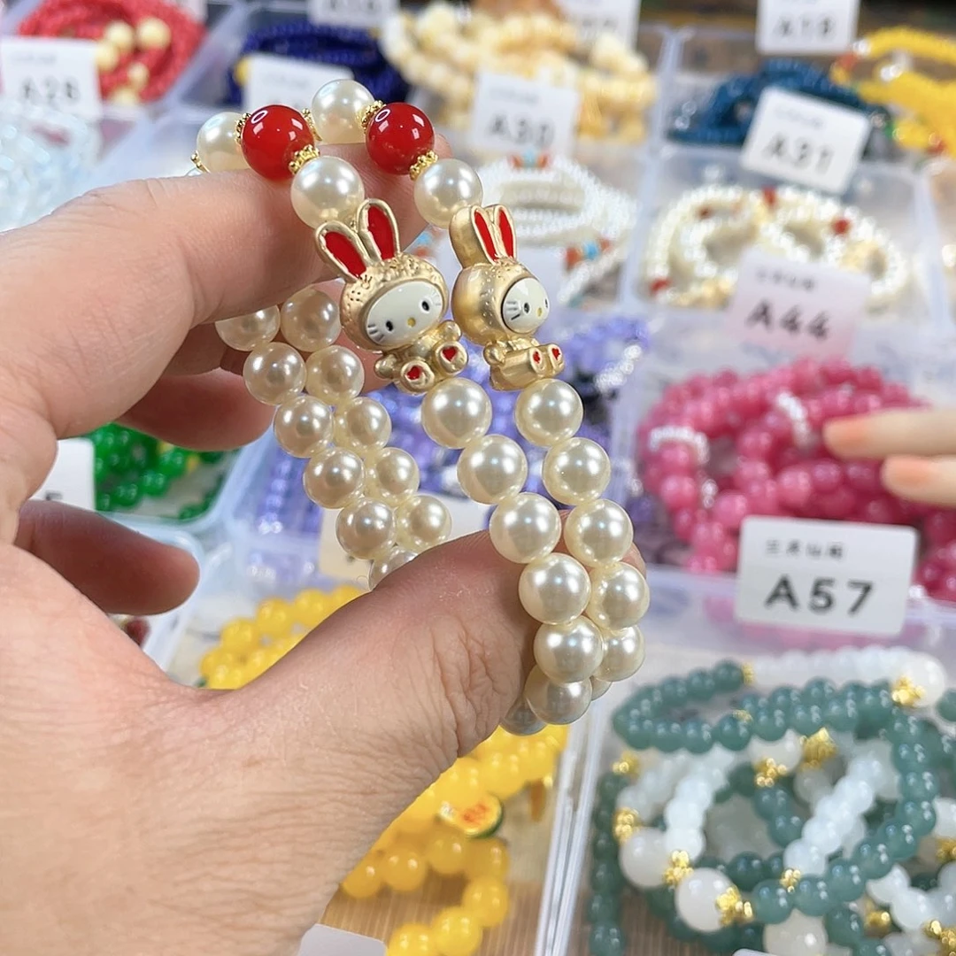 檀香木手串银S925镀金镶嵌