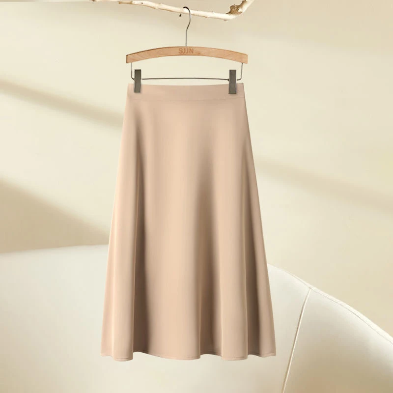 百搭显瘦高腰微胖女士A字半身裙夏季休闲欧若智性风春夏韩版时尚