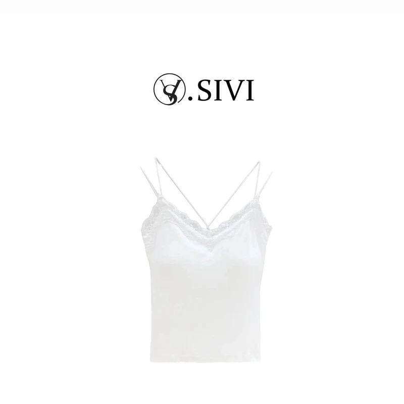 熙薇【百搭背心】春季新款时尚休闲舒适百搭打底背心无袖吊带上衣