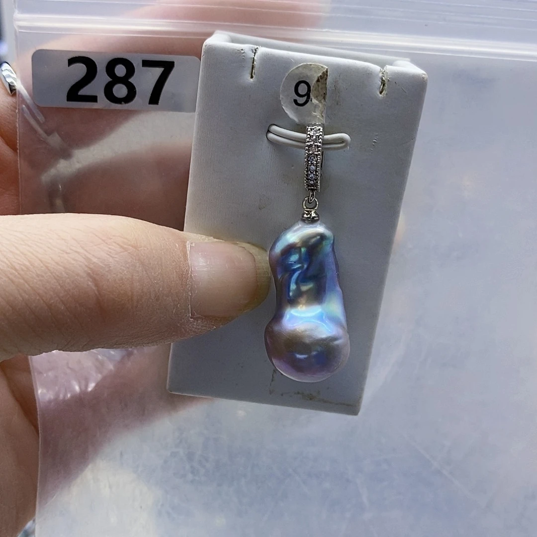 颈饰合金淡水珍珠