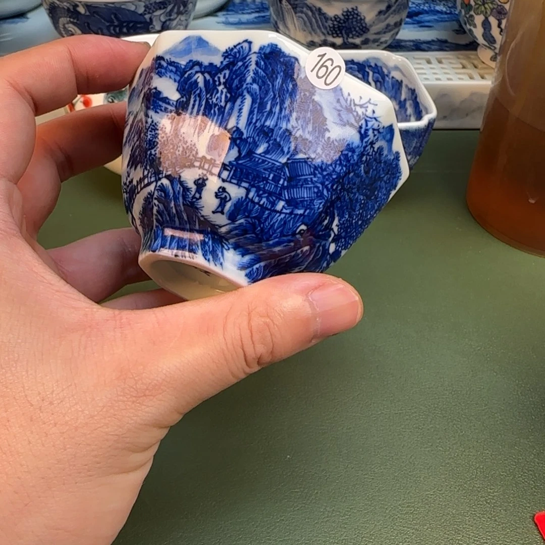 九***笑彦祖纯手工手绘茶具160